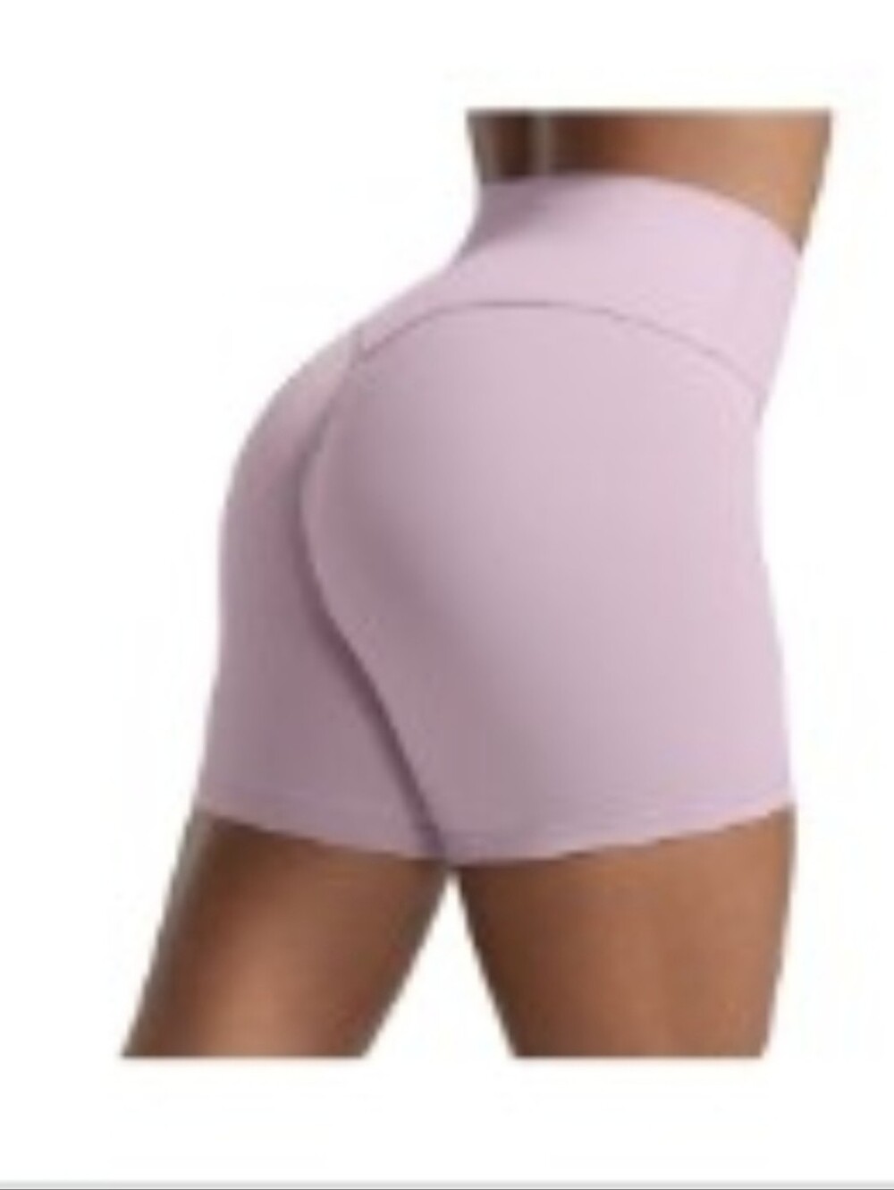 CRZ YOGA Secretsculpt Pink Lilac 4” Biker Shorts Medium